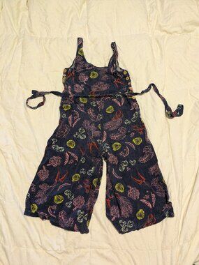 Modcloth Jumpsuit Vegetable Print WS VGUC